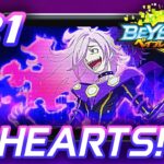 BATTLING HEARTS!! || Beyblade Burst BATTLE ZERO Gameplay Part 21 || Nintendo Switch ベイブレードバースト バトルゼロ【DaiGoまとめ】